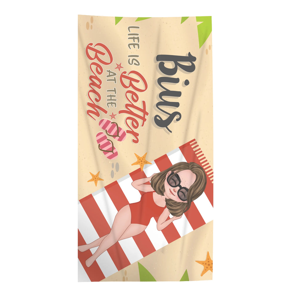 Egyedi törölköző gyerekeknek vidám grafikával egyedi névvel