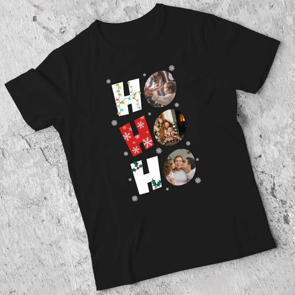 HoHoHo - egyedi képes karácsonyi férfi póló