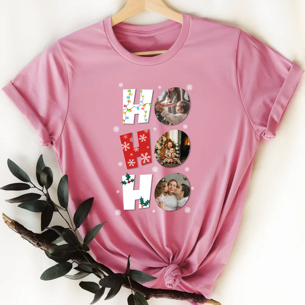 HoHoHo - egyedi képes karácsonyi női póló