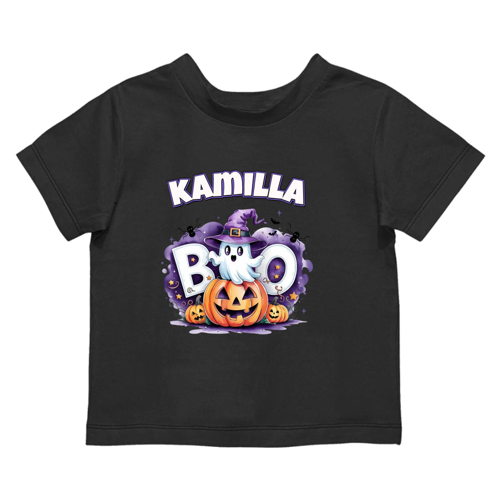 Halloweeni póló lányoknak egyedi névvel