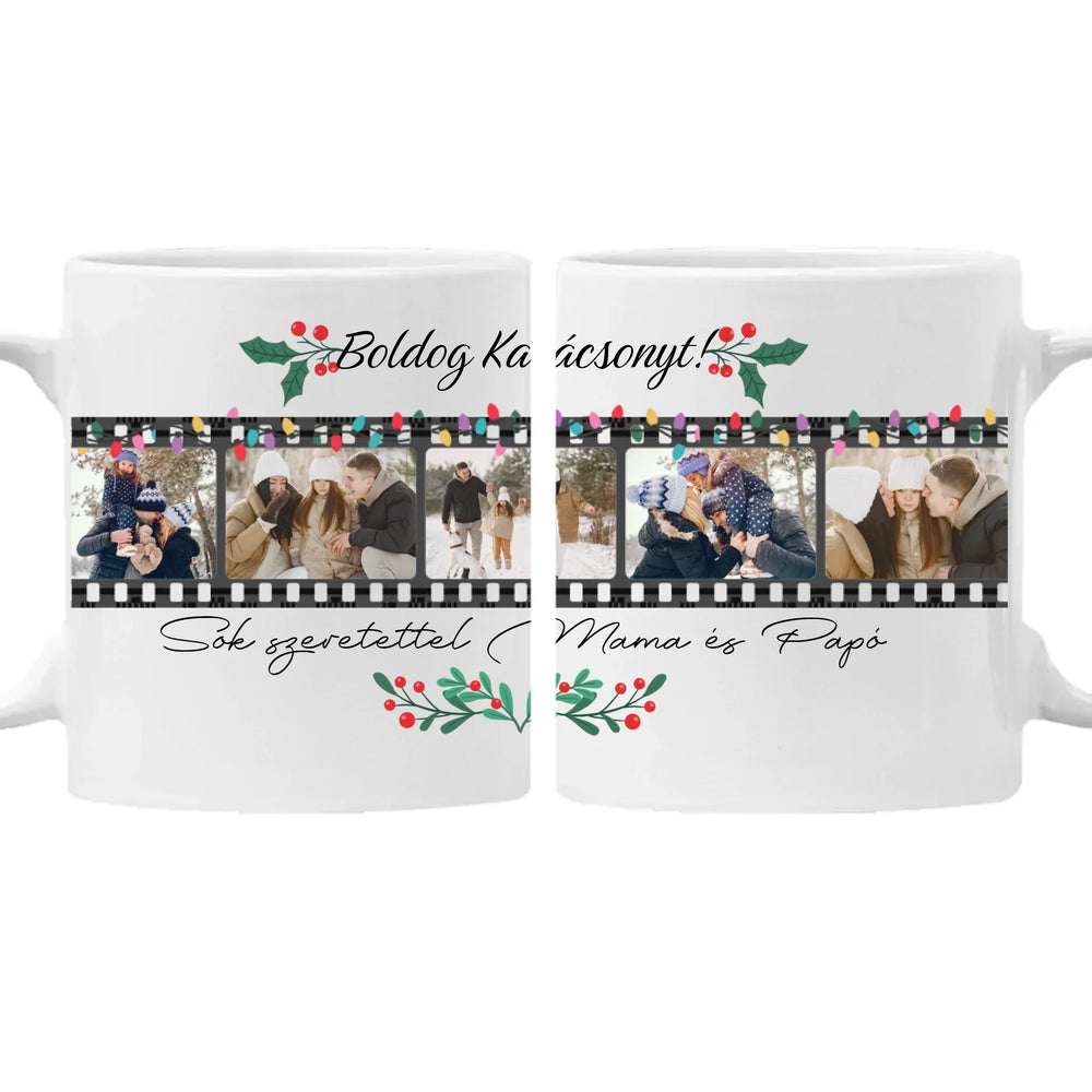 Karácsonyi bögre- egyedi képes ajándék karácsonyi bögre felirattal