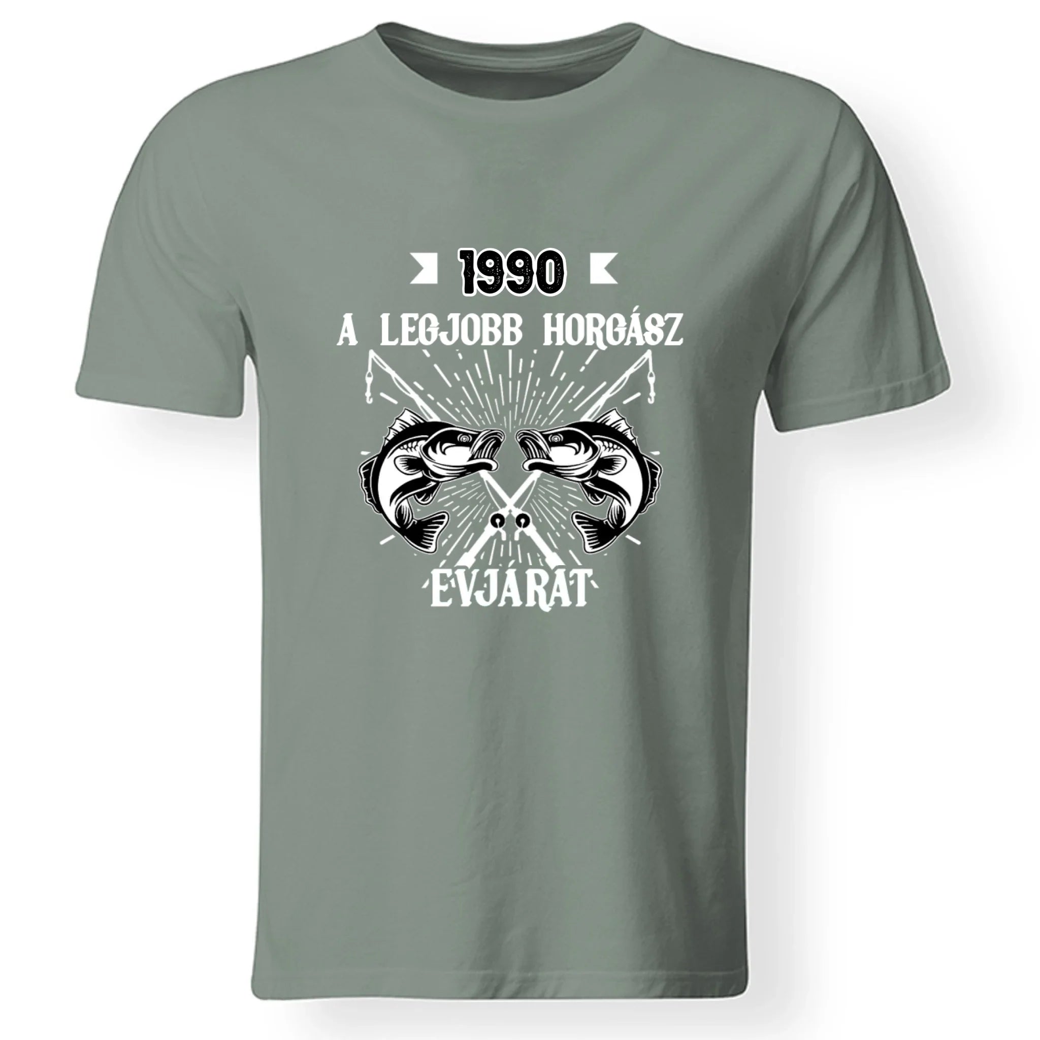 Szülinapi ajándék horgászoknak - A legjobb horgász évjárat férfi póló