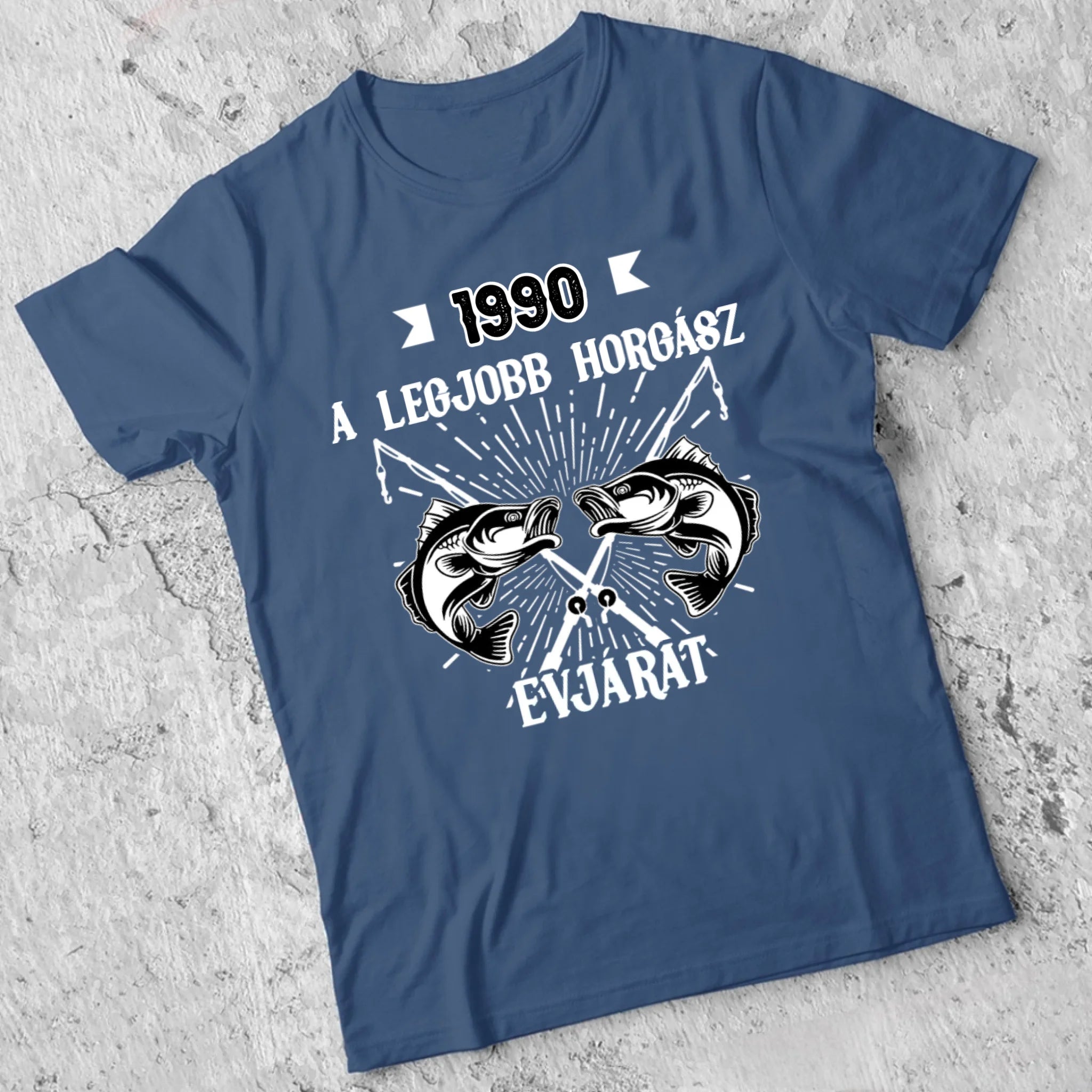 Szülinapi ajándék horgászoknak - A legjobb horgász évjárat férfi póló