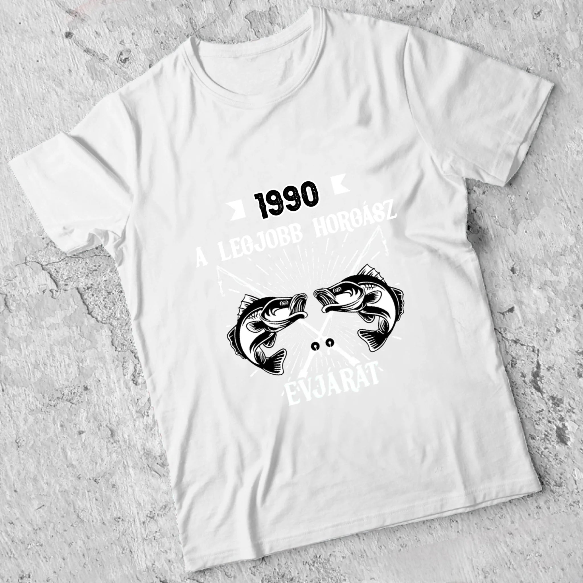 Szülinapi ajándék horgászoknak - A legjobb horgász évjárat férfi póló