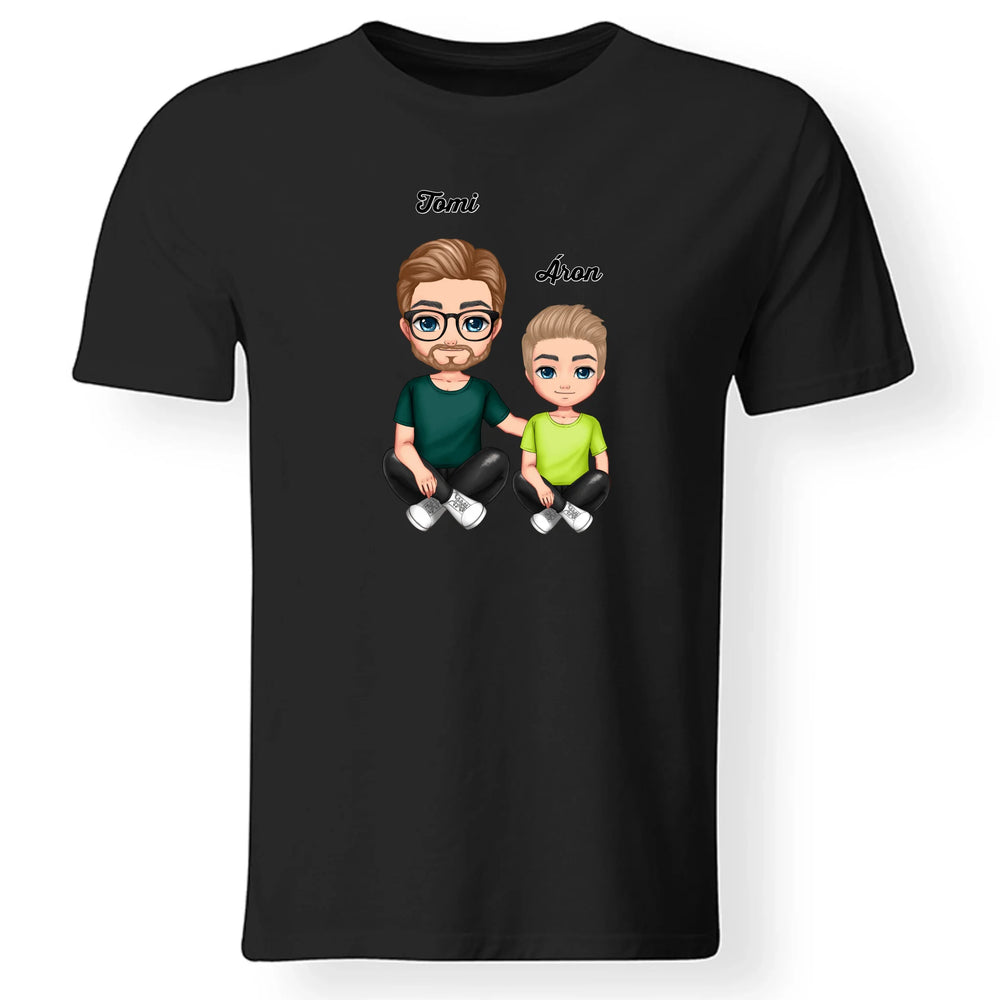 Cukifejű karakteres apa-fia póló