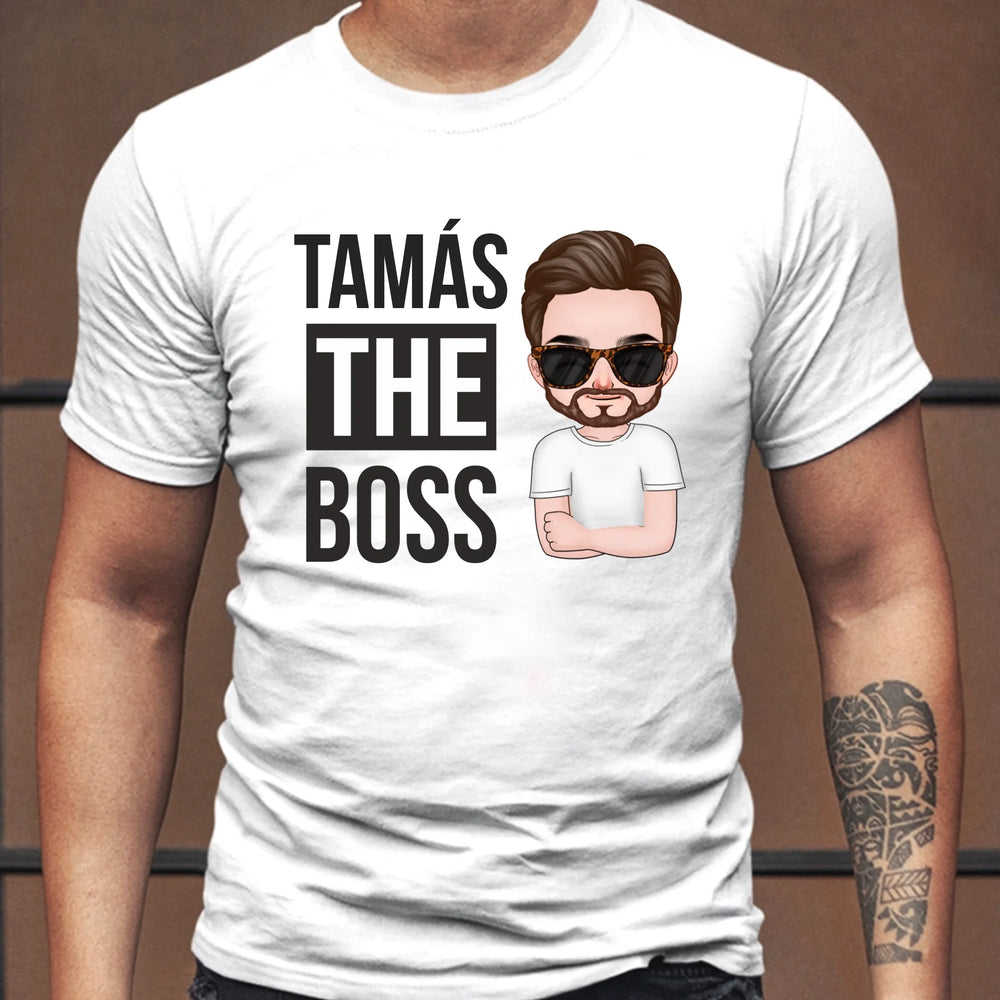 The Boss Cuki karakteres férfi póló
