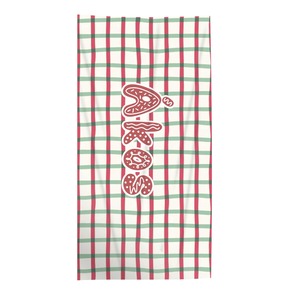 Modern egyedi neves törölköző választható mintával