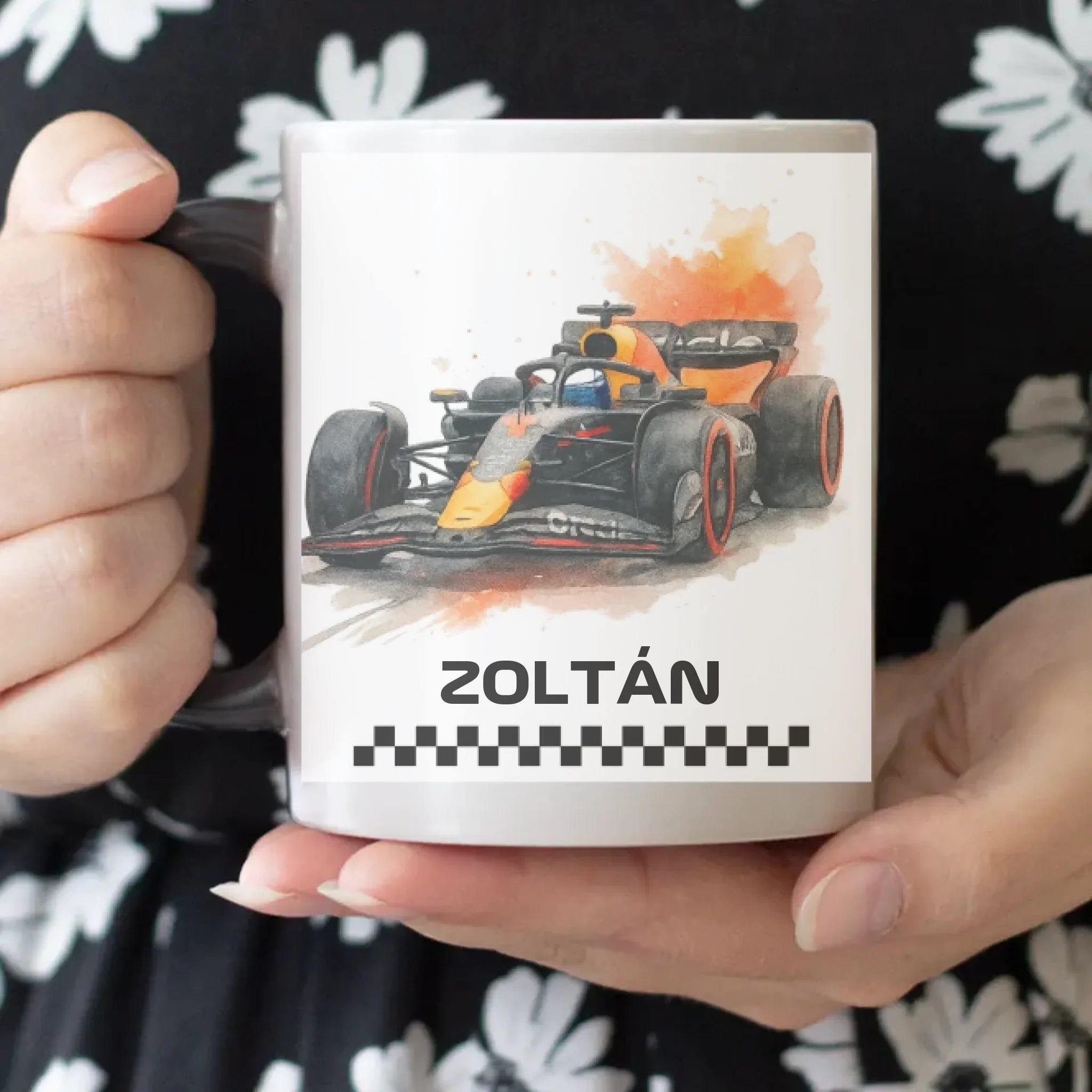 Ne zavarj futamot nézek egyedi neves bögre