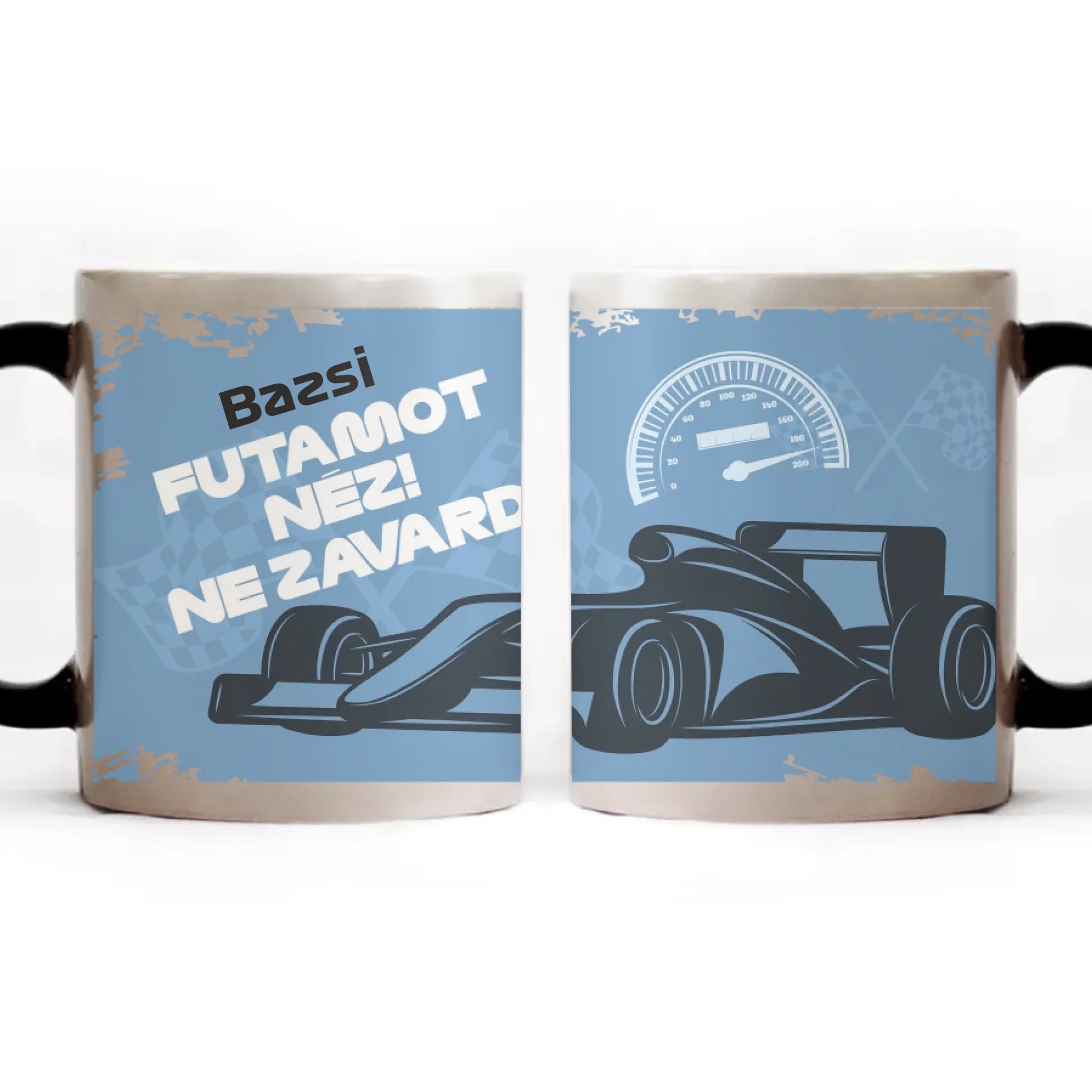 Ne zavard futam közben egyedi neves bögre