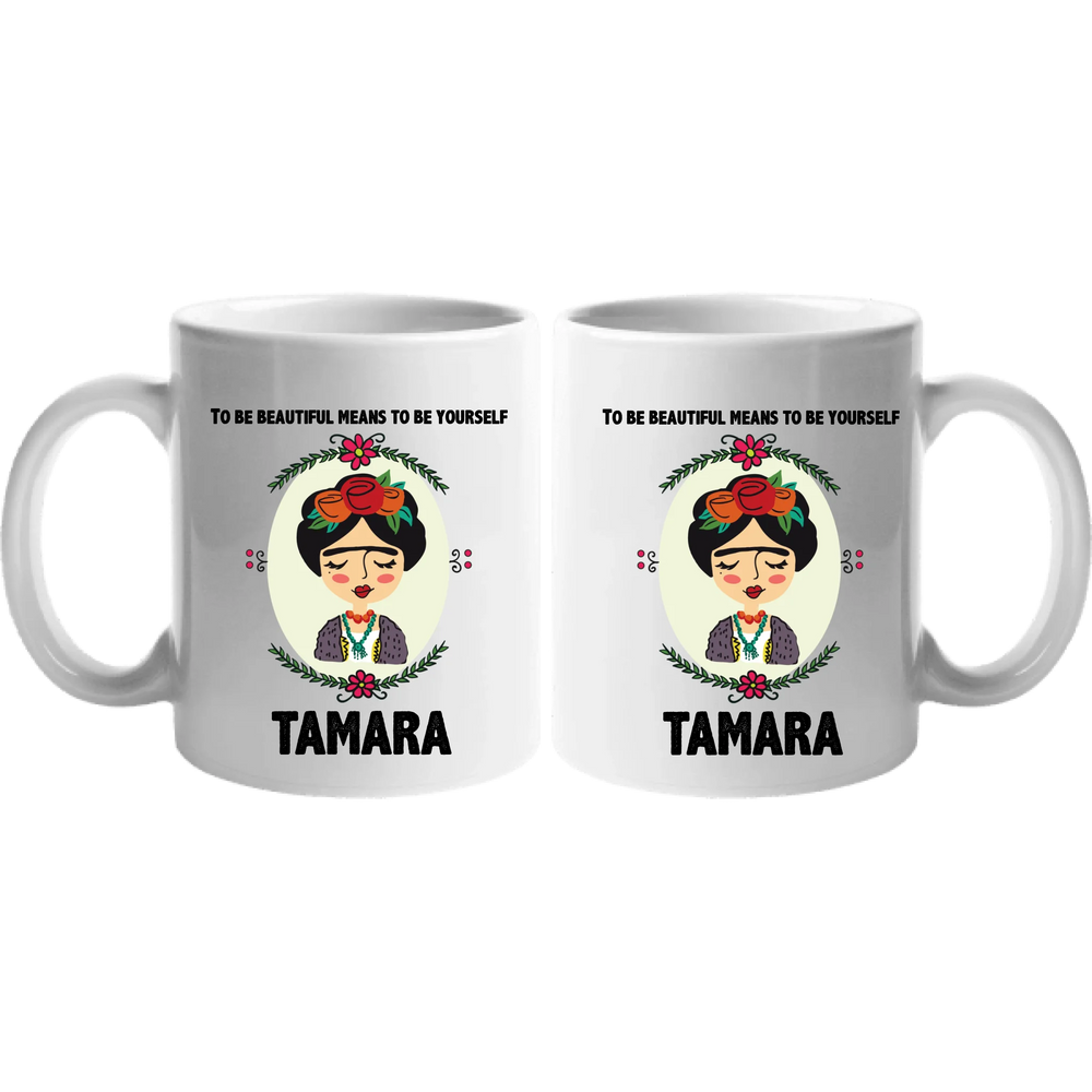 Frida Kahlo bögre felirattal