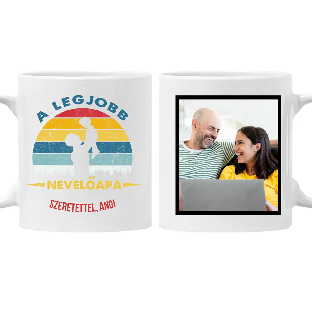 Legjobb nevelőapa bögre