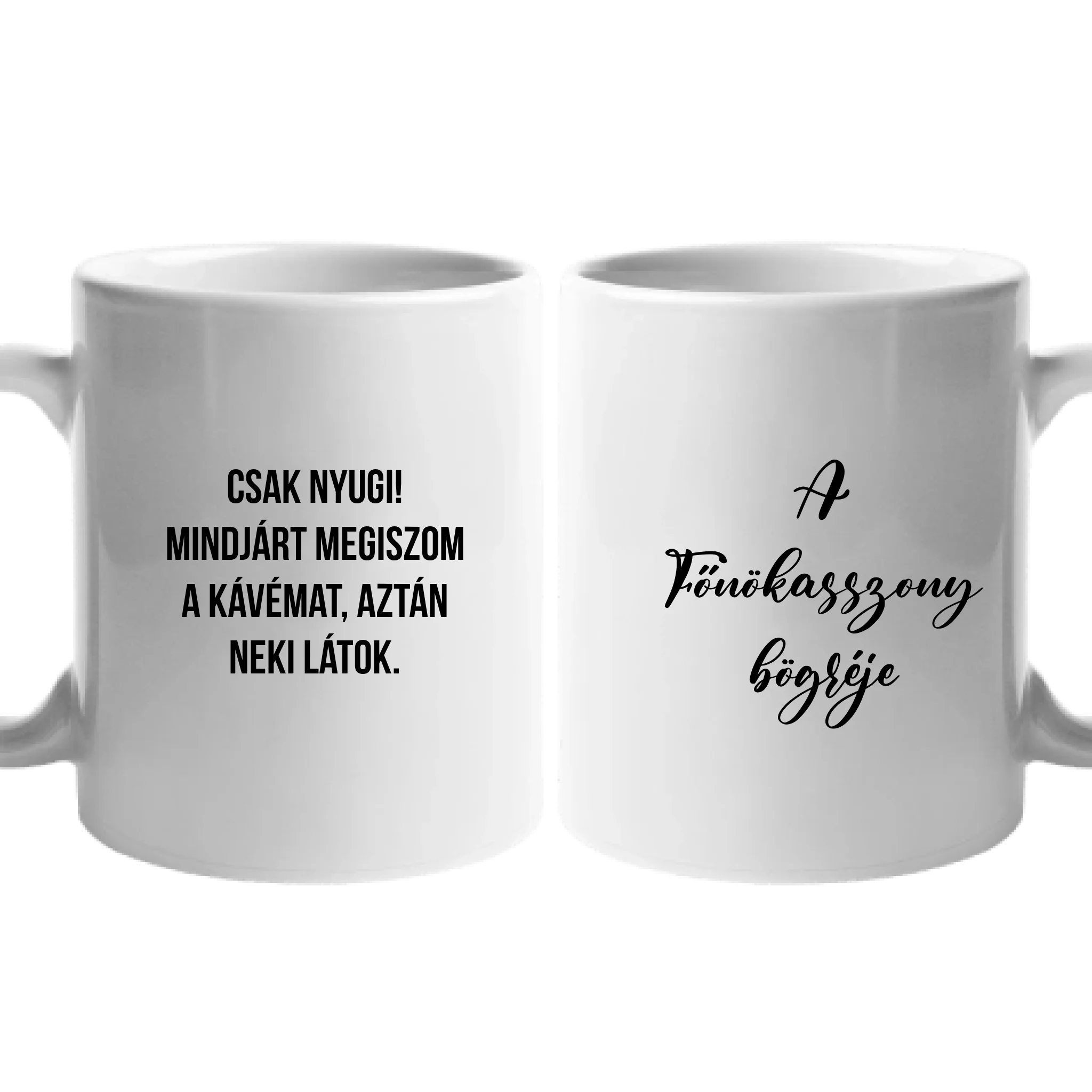 Egyedi feliratos bögre