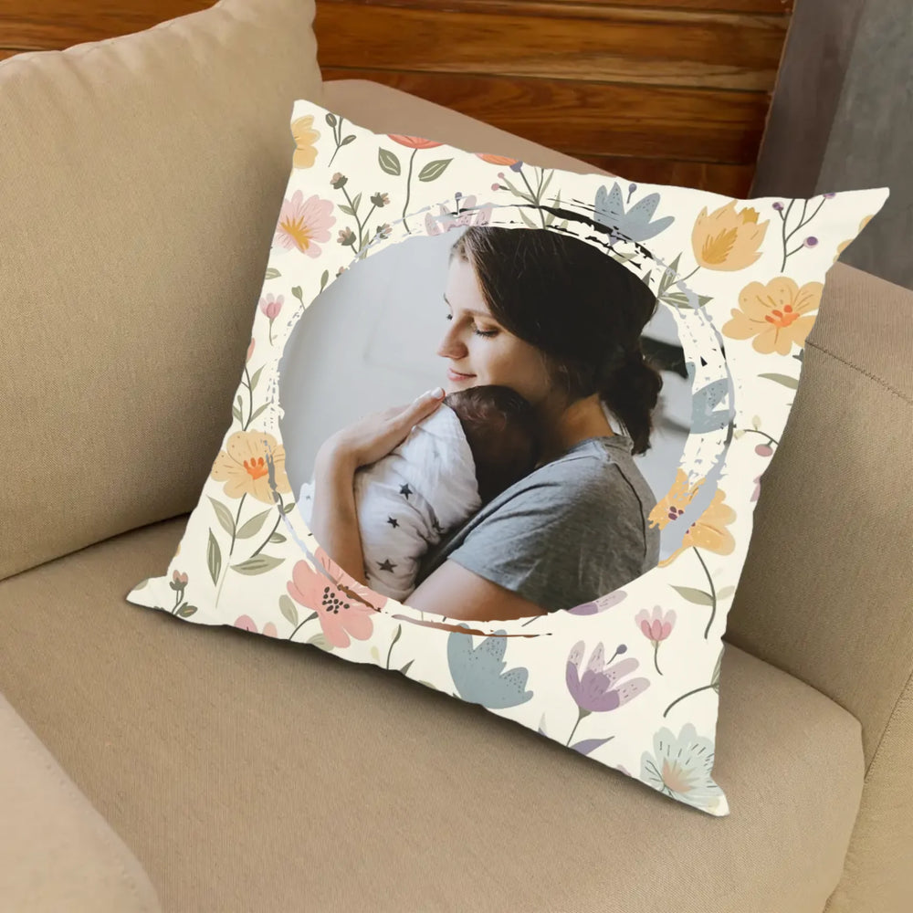 Egyedi telinyomatos FullPrint párna Anyáknak fényképpel