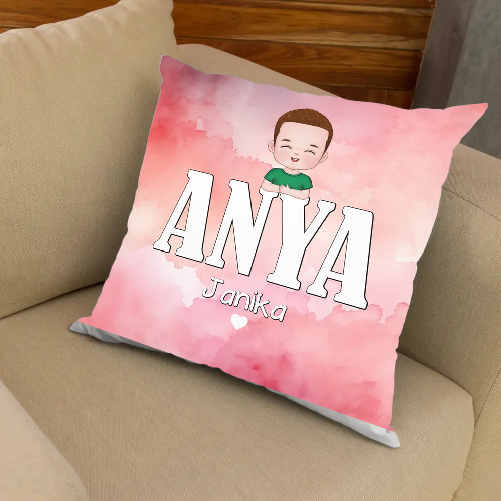 Cuki karakteres telinyomatos FullPrint párna Anyáknak