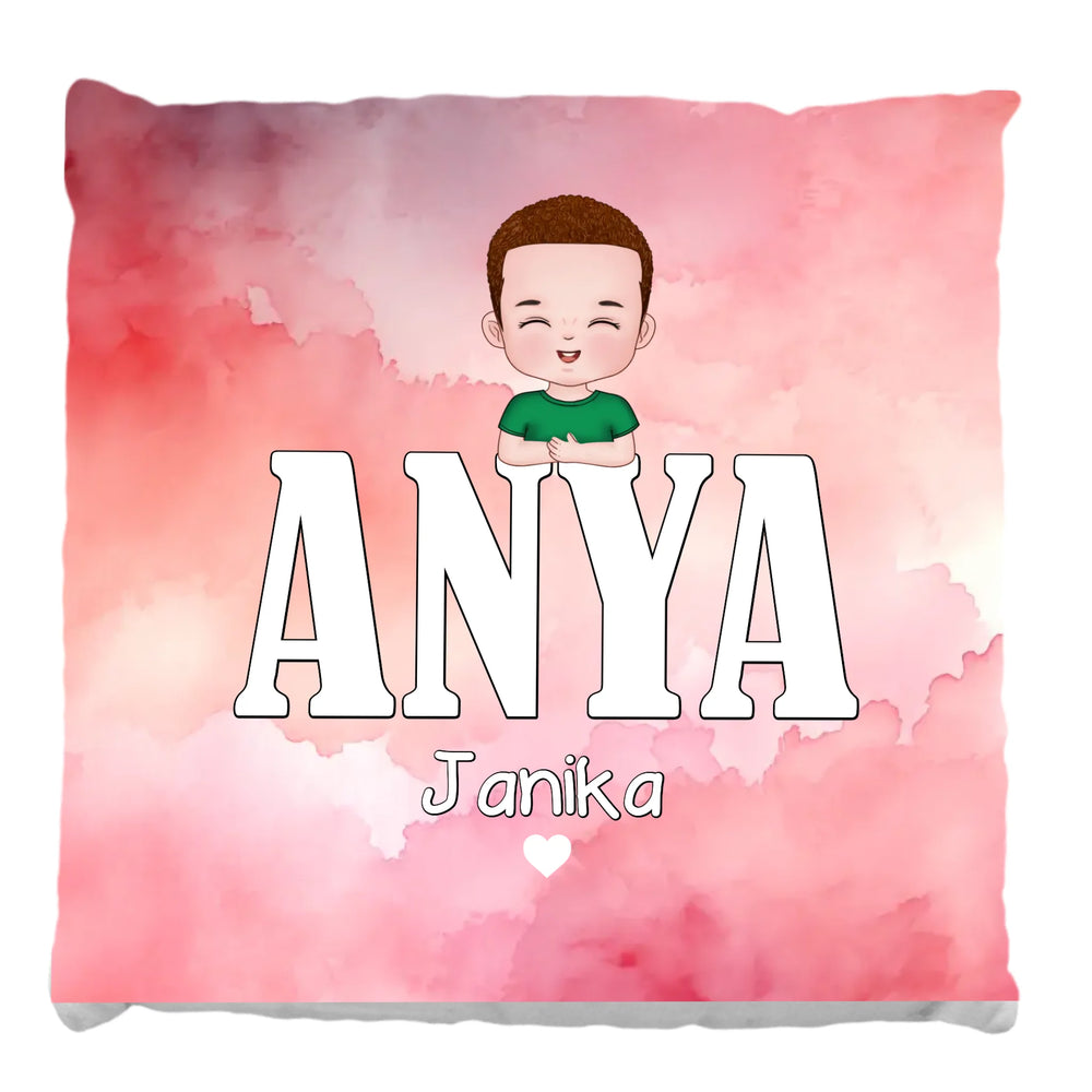 Cuki karakteres telinyomatos FullPrint párna Anyáknak