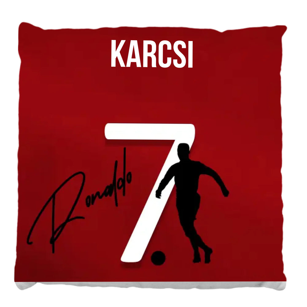 Ronaldo telinyomatos FullPrint párna egyedi névvel