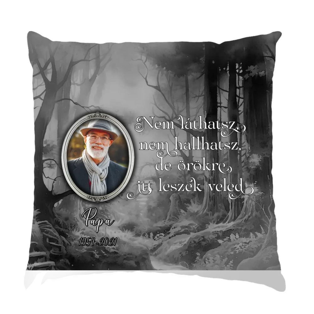 Örökre itt leszek veled Fullprint párna saját fényképpel