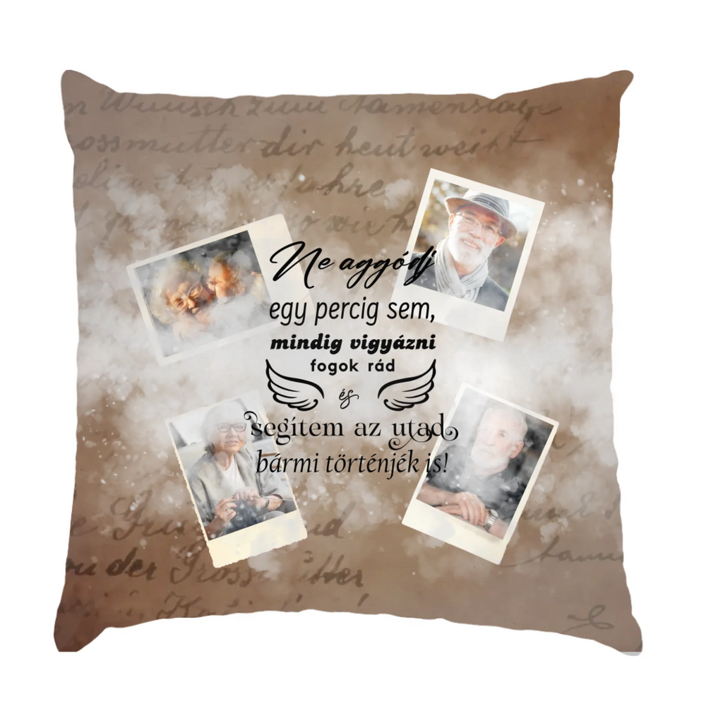 Ne aggódj Fullprint párna saját fényképekkel