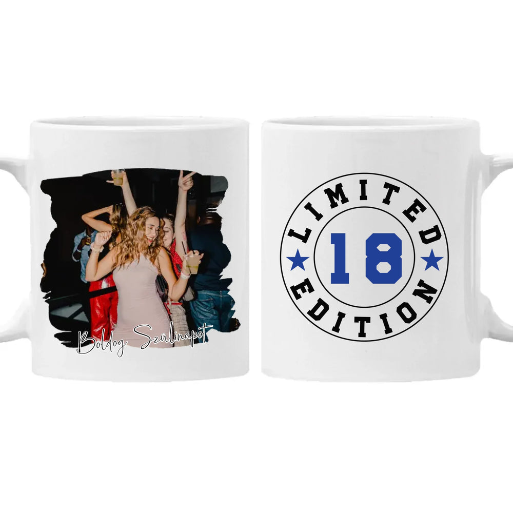 Limited 18. szülinapi bögre