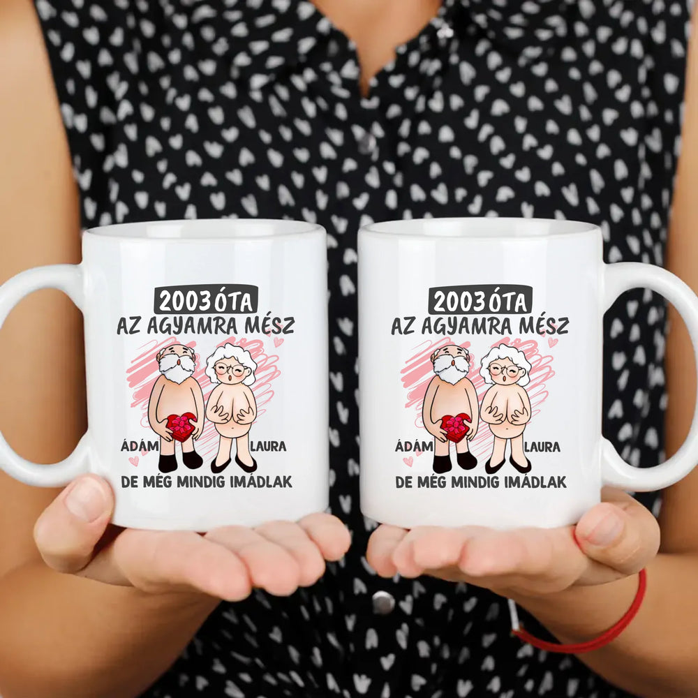 Még mindig imádlak vicces valentin napi bögre