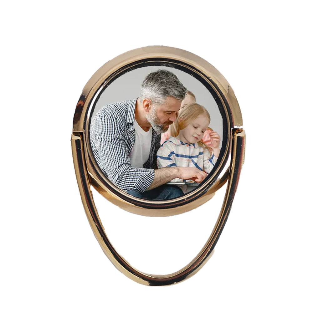 Egyedi képes telefontartó gyűrű karácsonyi ajándék papáknak