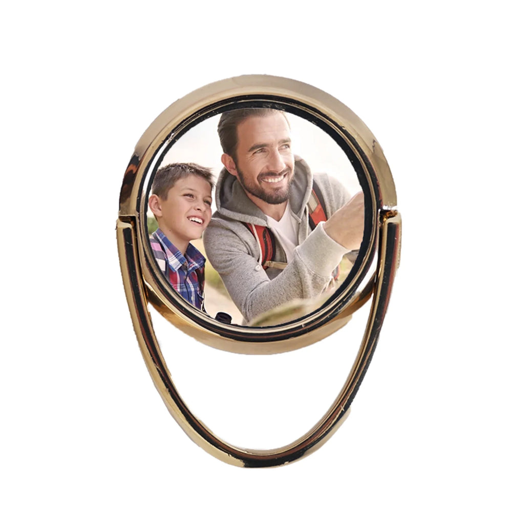 Egyedi képes telefontartó gyűrű karácsonyi ajándék apának