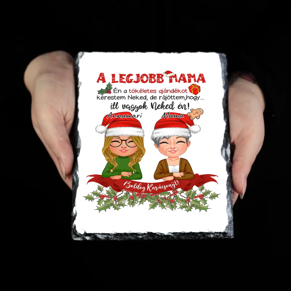 A tökéletes karácsonyi ajándékot kerestem gránitlap Mamáknak lány unokától