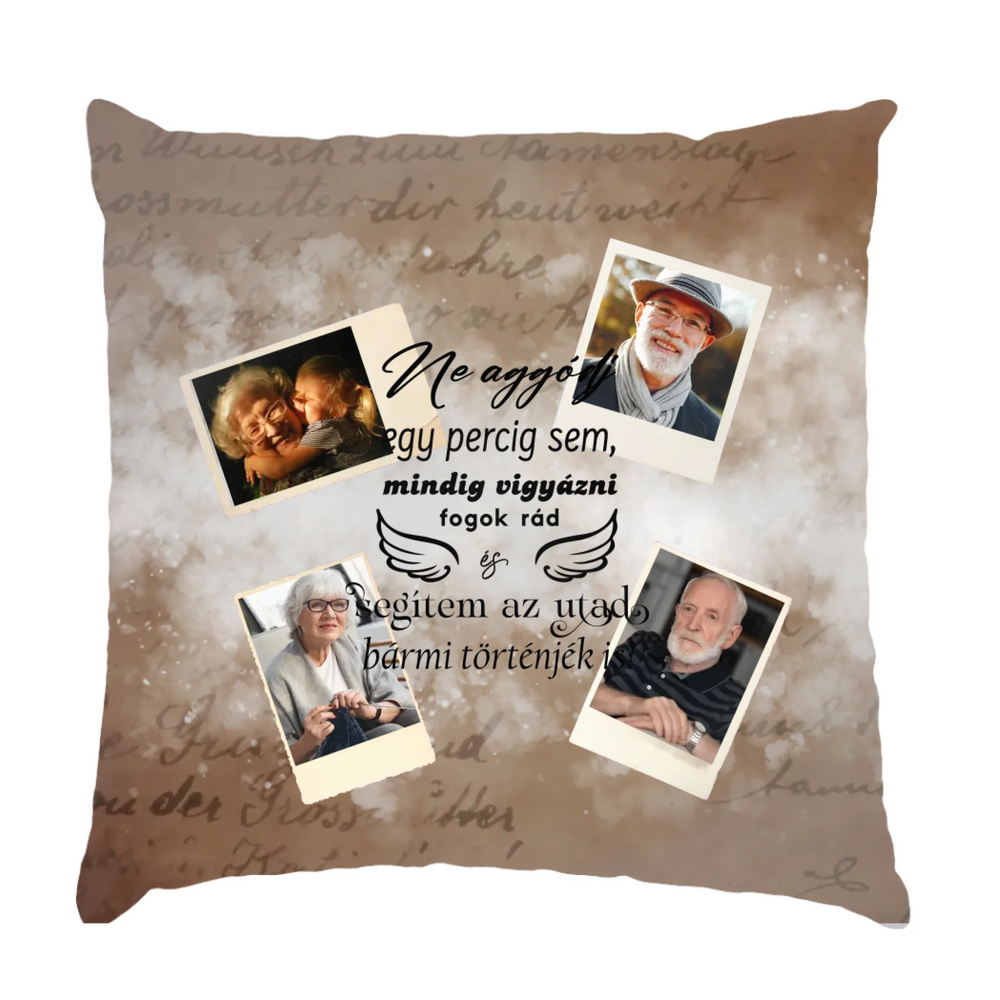 Ne aggódj Fullprint párna saját fényképekkel