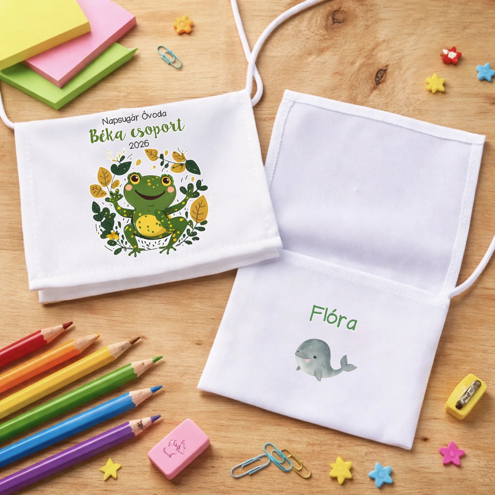 Ballagási tarisznya ovisoknak - Béka csoport