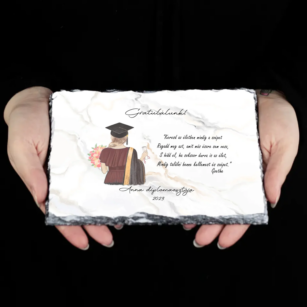 Ballagási ajándék gránitlap nőknek