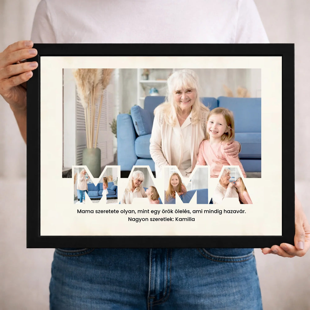 Egyedi fényképes falikép mamáknak 5 fotóval
