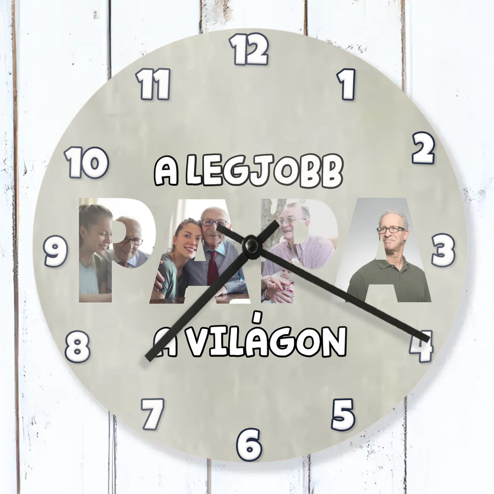Legjobb Papa a világon óra