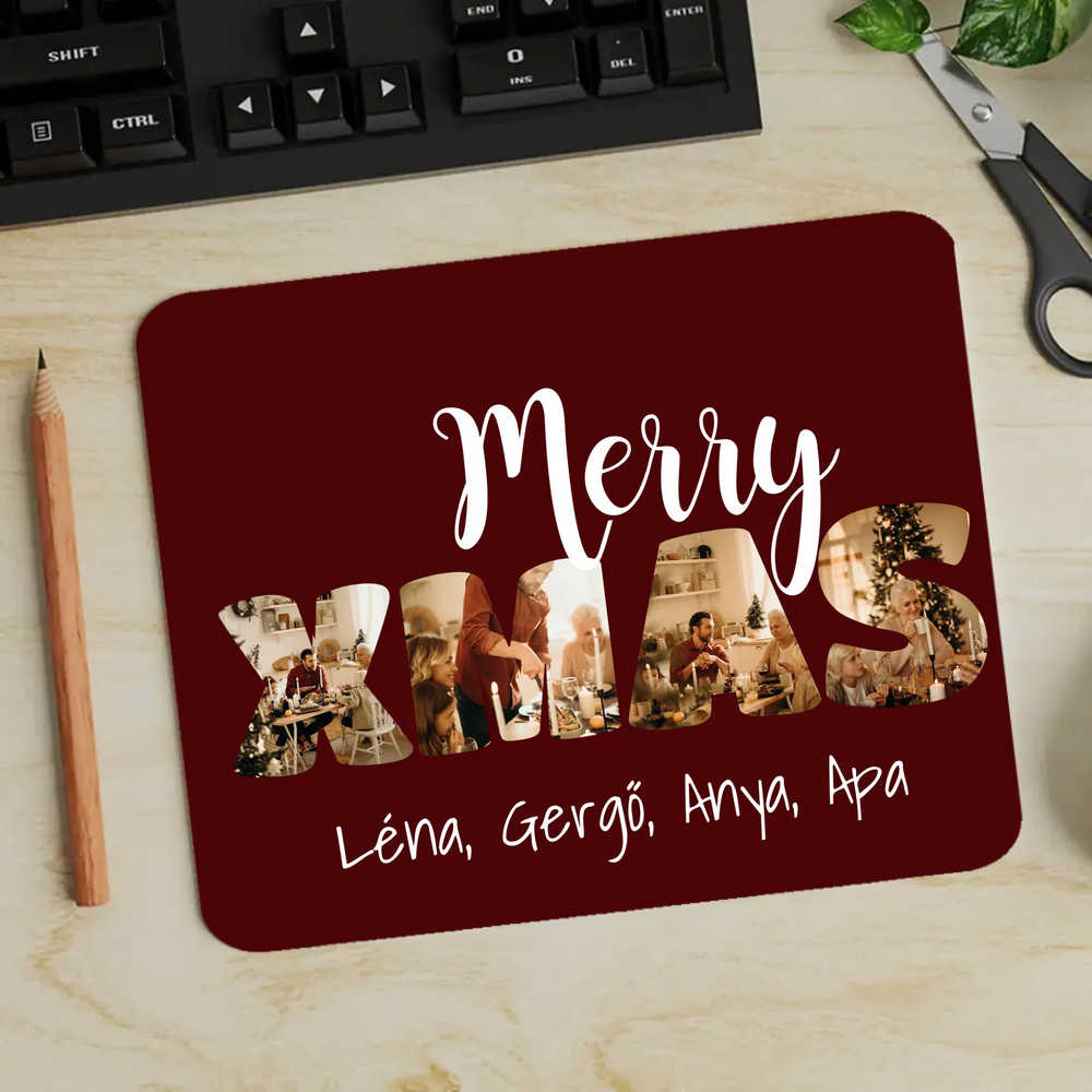 Karácsonyi XMAS egérpad