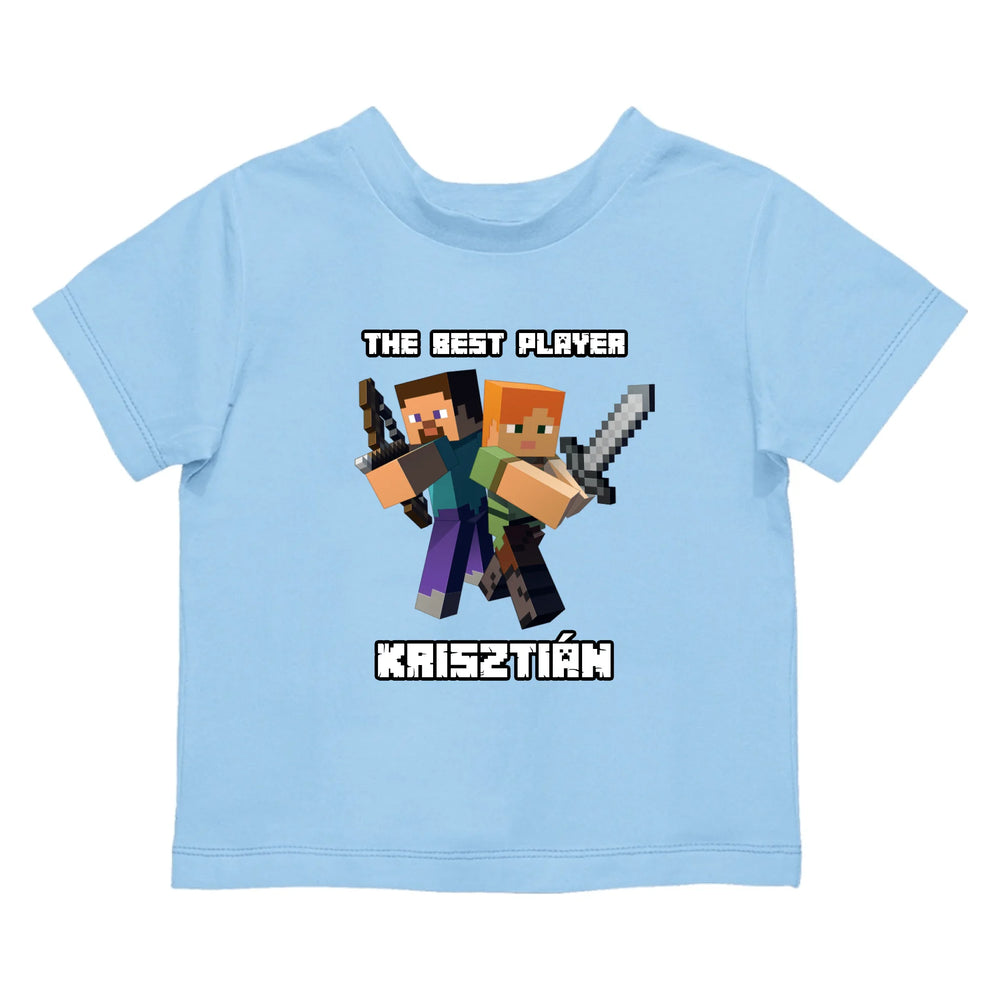 Minecraft póló gyerekeknek