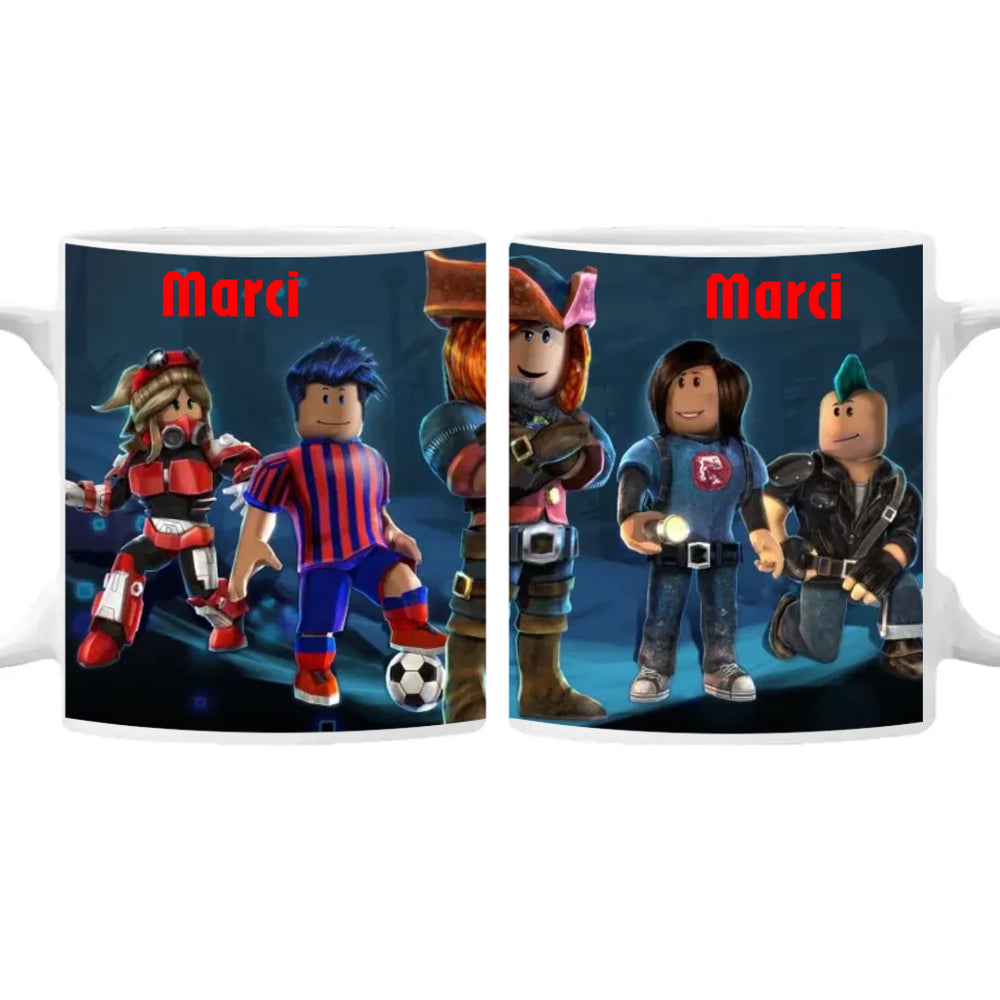 Roblox bögre - saját névvel 2