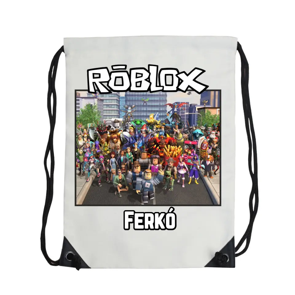 Egyedi neves Roblox tornazsák