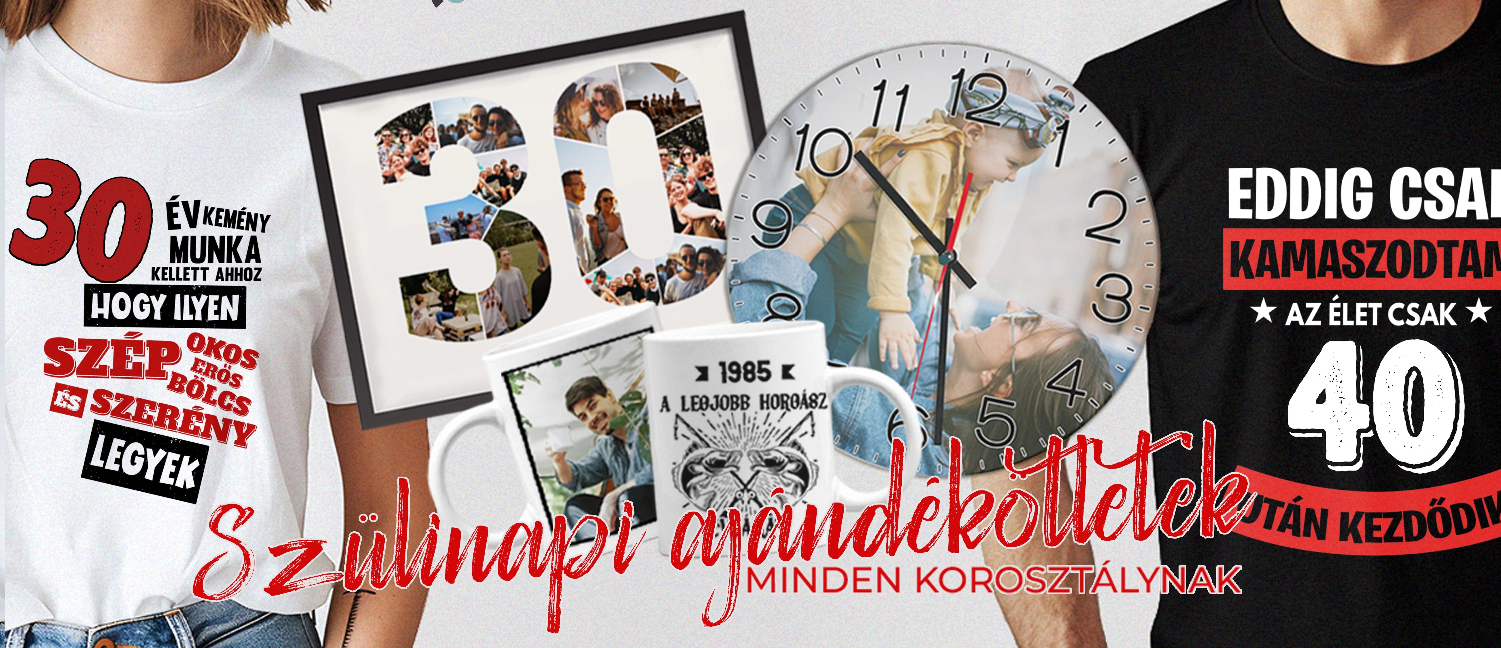 Egyedi Születésnapi Ajándékok minden korosztálynak