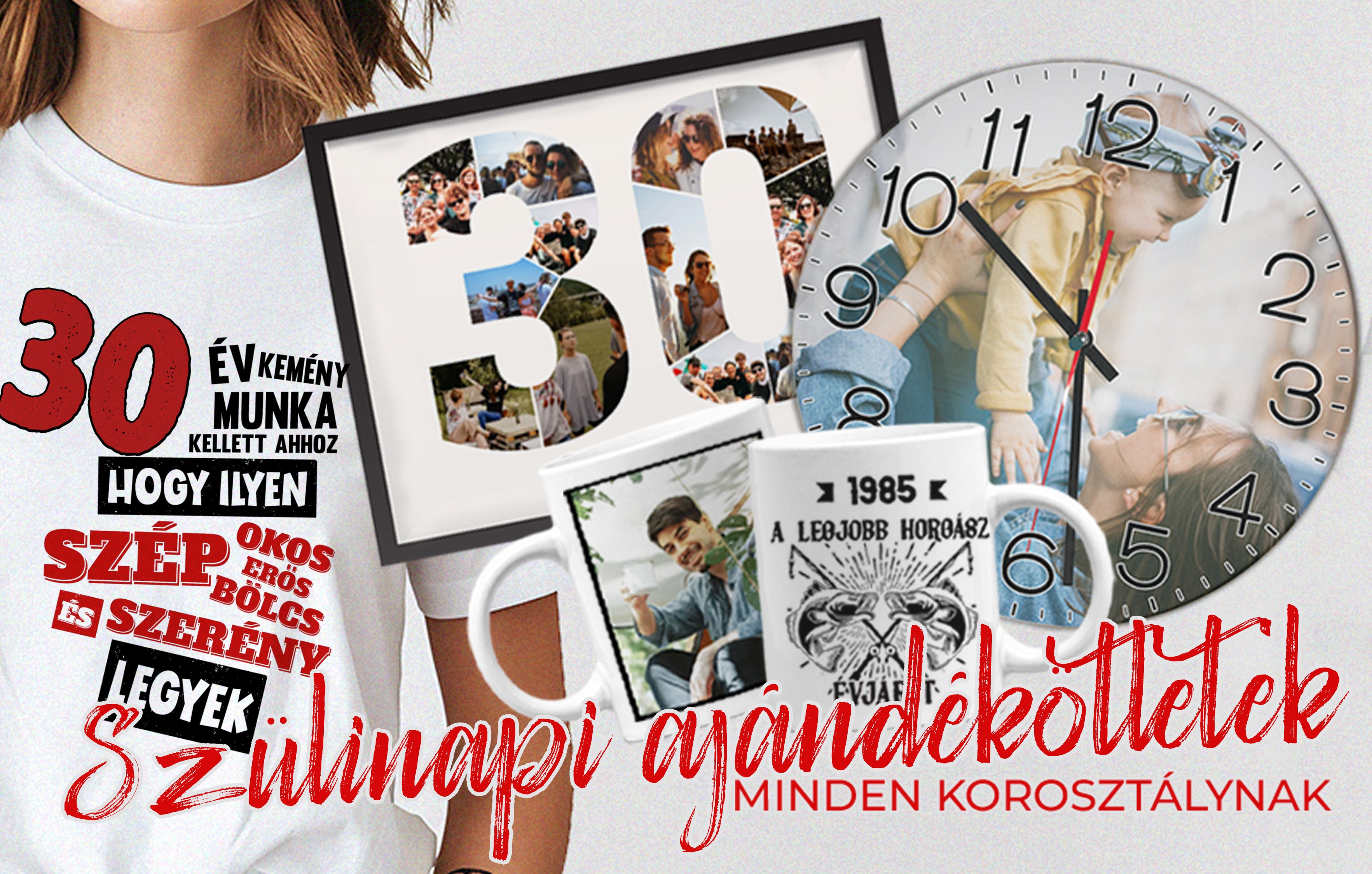 Egyedi születésnapi ajándékok minden korosztálynak