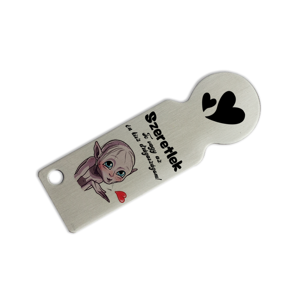 Te vagy az én kisz drágaszágom bevásárló kocsi érme ajándék pároknak