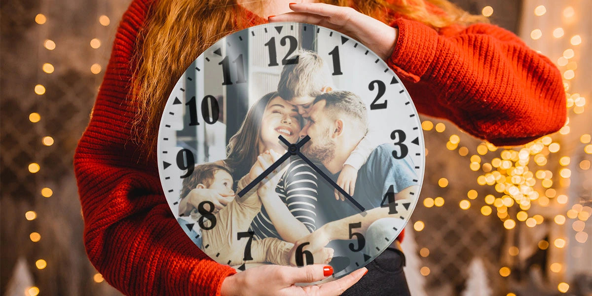 Egyedi fényképes óra