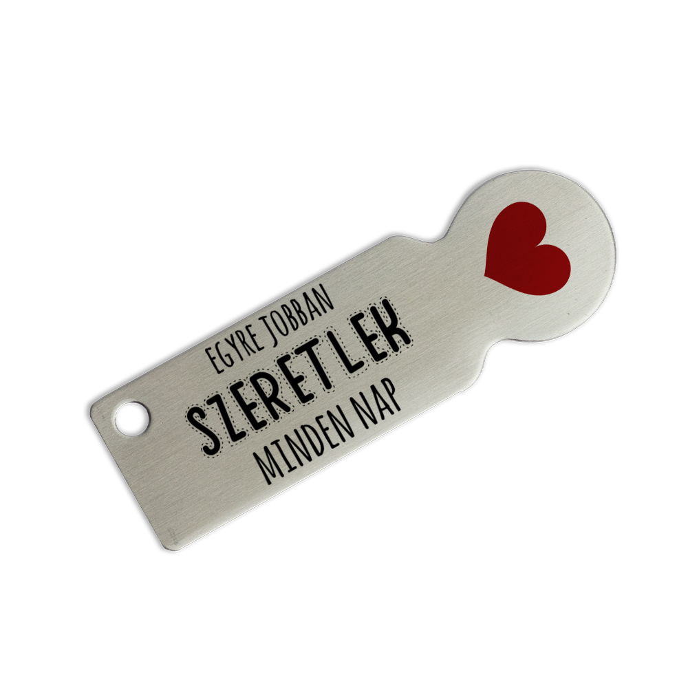 Egyre jobban szeretlek bevásárló kocsi érme ajándék pároknak