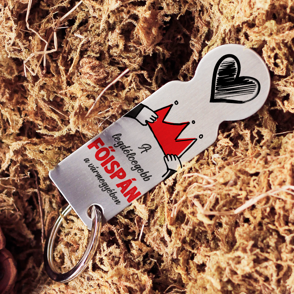 Főispán bevásárló kocsi érme ajándék pároknak