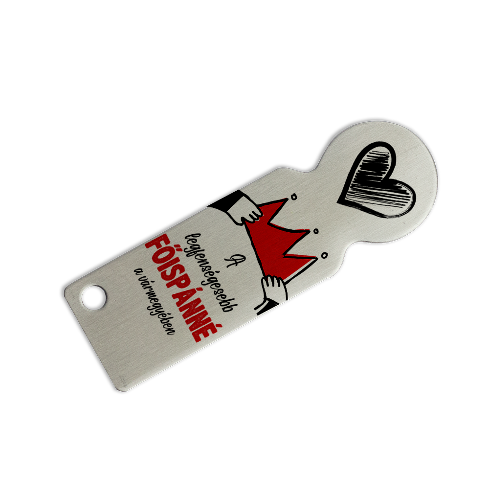 Főispánné bevásárló kocsi érme ajándék pároknak