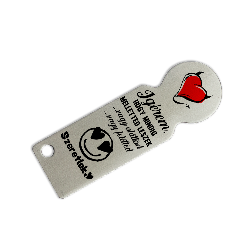 Ígérem hogy mindig melletted leszek bevásárló kocsi érme ajándék pároknak