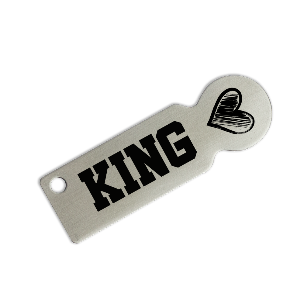 King bevásárló kocsi érme ajándék pároknak