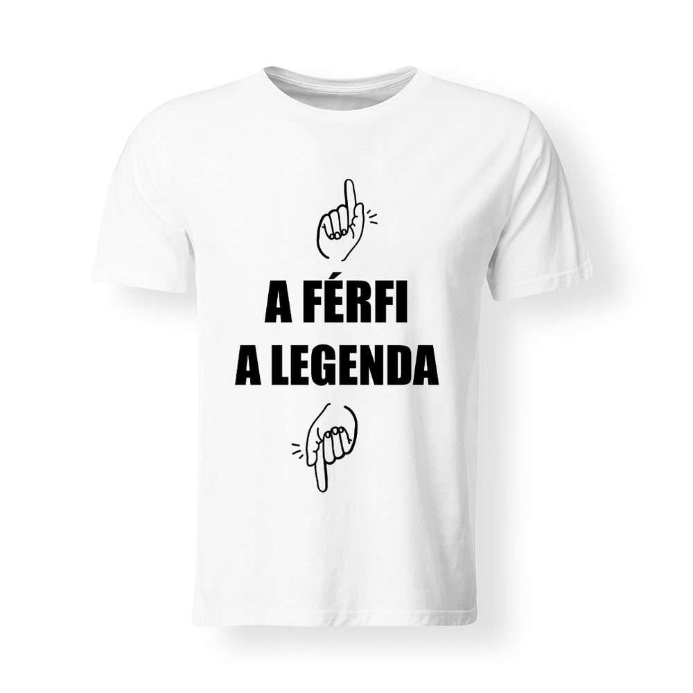 A férfi és a legenda férfi póló