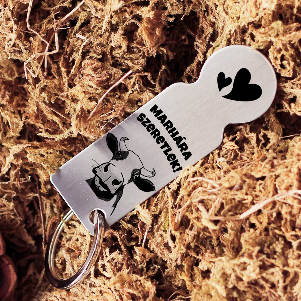 Marhára szeretlek bevásárló kocsi érme ajándék pároknak