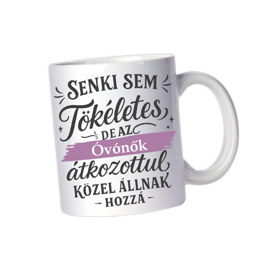 Senki sem tökéletes - ajándék bögre óvónőknek