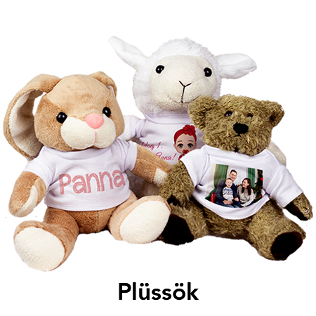 plüssök egyedi pólóban