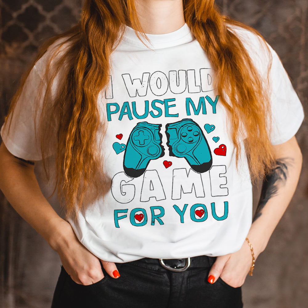 Gamer Valentin napi női póló